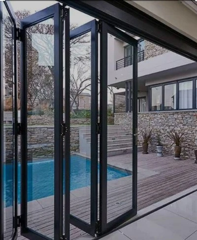 Poix de patio bifold en aluminium
